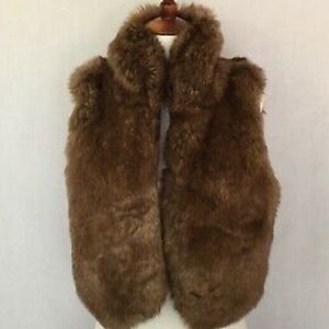 Girls faux fur vest sz 7 Ralph Lauren